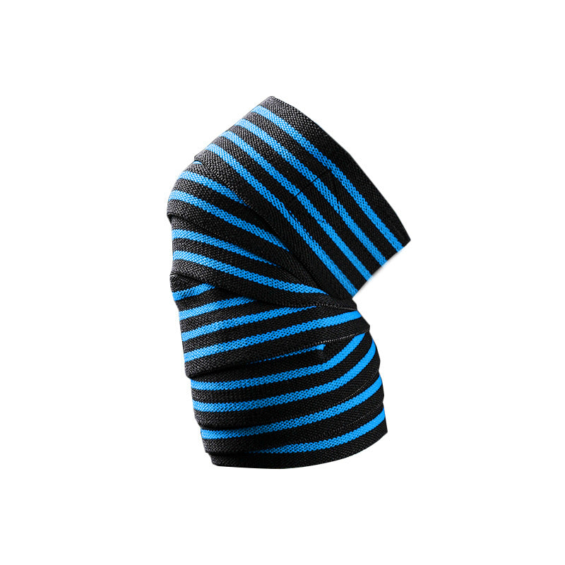 Elastic Knee Wraps for Fitness & Cycling – Adjustable Compression Support for Squats, Lifting & Endurance Training