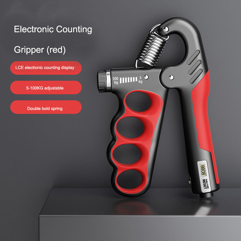 Adjustable Grip Strength Trainer – Hand Grip Exerciser with Counter for Strength Tracking