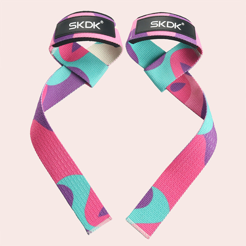 Camouflage Deadlift Straps – Heavy-Duty Powerlifting & Grip Support Straps for Gym
