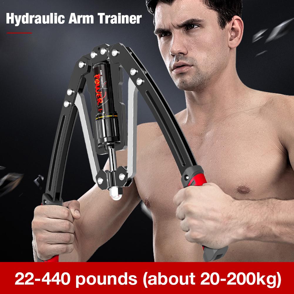 Adjustable Hydraulic Arm Strength Trainer – Multifunctional Home Fitness & Tension Workout Equipment