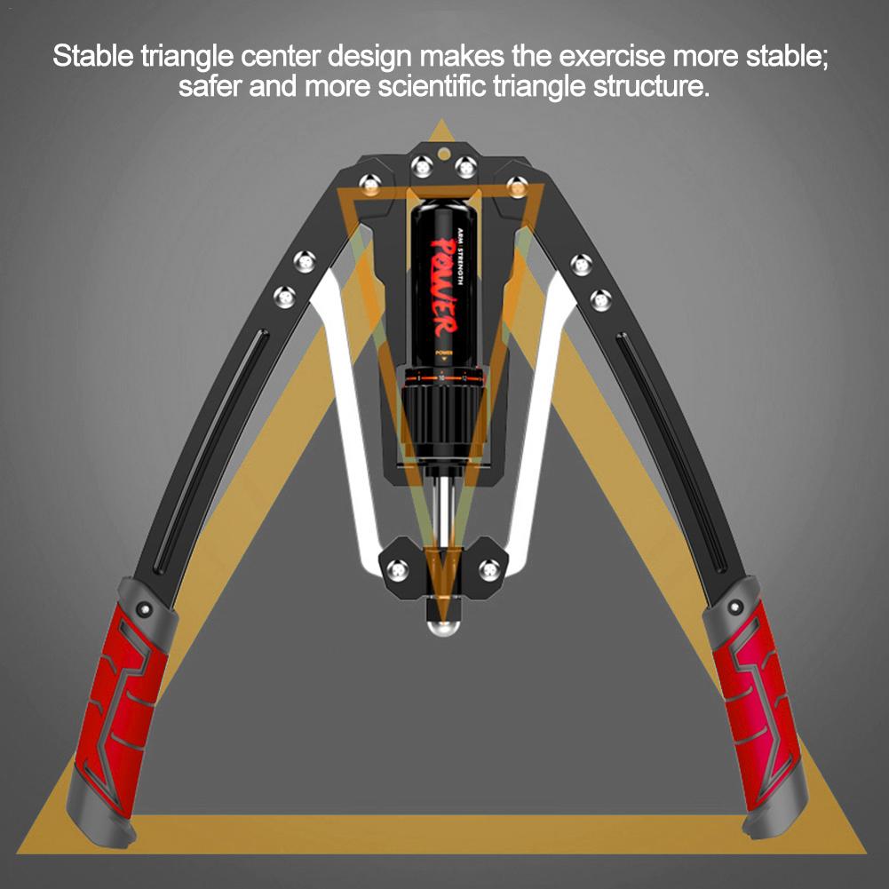 Adjustable Hydraulic Arm Strength Trainer – Multifunctional Home Fitness & Tension Workout Equipment