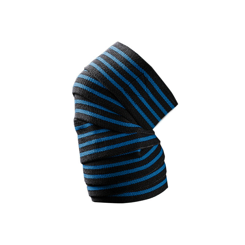 Elastic Knee Wraps for Fitness & Cycling – Adjustable Compression Support for Squats, Lifting & Endurance Training