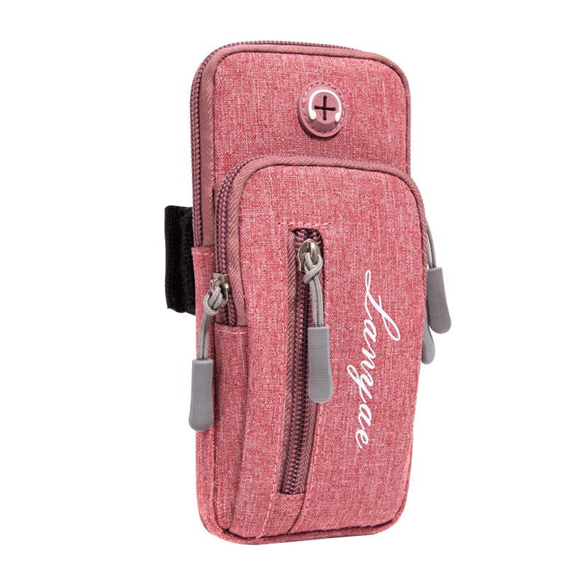 Unisex Running Arm Bag – Minimalist Outdoor Sports Pouch for Phone, Money & Keys with Headset Port