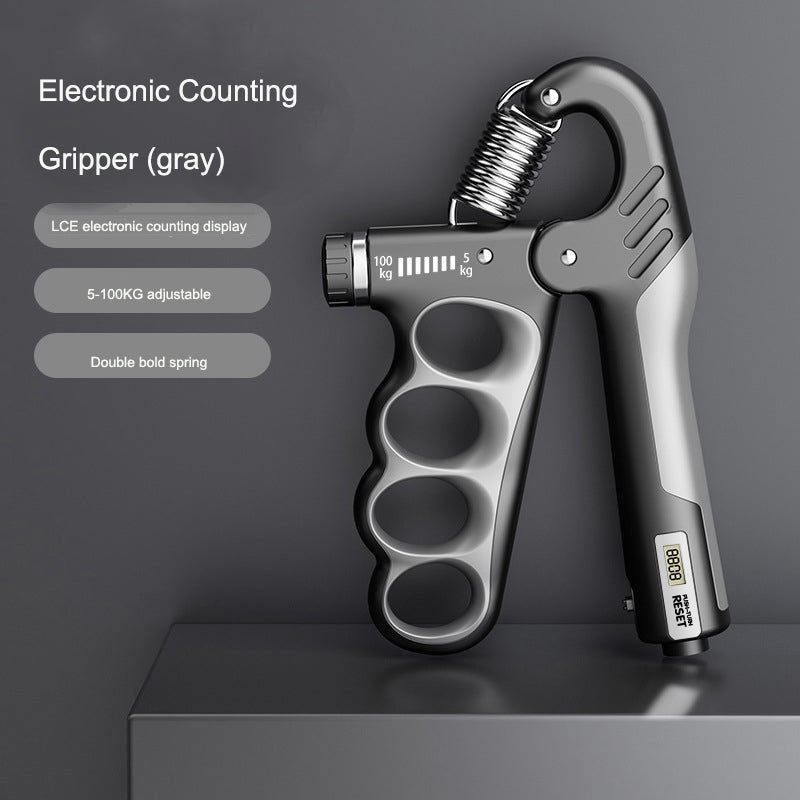 Adjustable Grip Strength Trainer – Hand Grip Exerciser with Counter for Strength Tracking