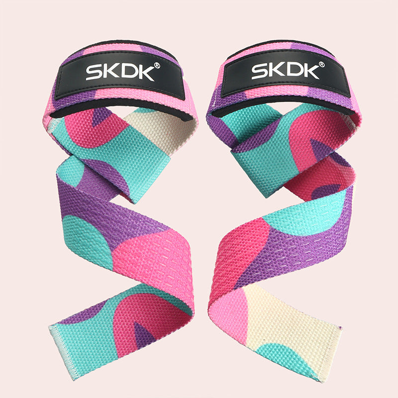 Camouflage Deadlift Straps – Heavy-Duty Powerlifting & Grip Support Straps for Gym