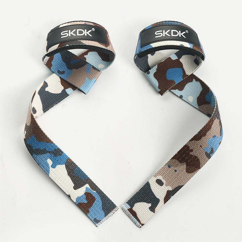 Camouflage Deadlift Straps – Heavy-Duty Powerlifting & Grip Support Straps for Gym