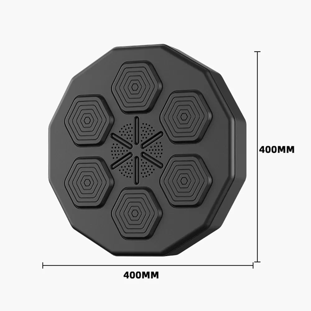 Bluetooth Smart Boxing Trainer – Wall-Mounted Punch Pads with Music & Interactive Fitness Tech for Home Workouts