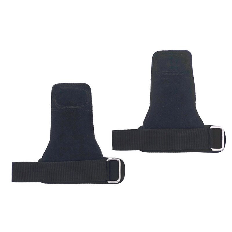 Adjustable Wrist Wraps & Leather Grip Protectors – Support Gear for Weightlifting, Pull-Ups, Barbell & Kettlebell Training