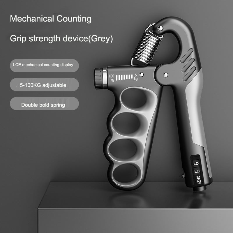 Adjustable Grip Strength Trainer – Hand Grip Exerciser with Counter for Strength Tracking