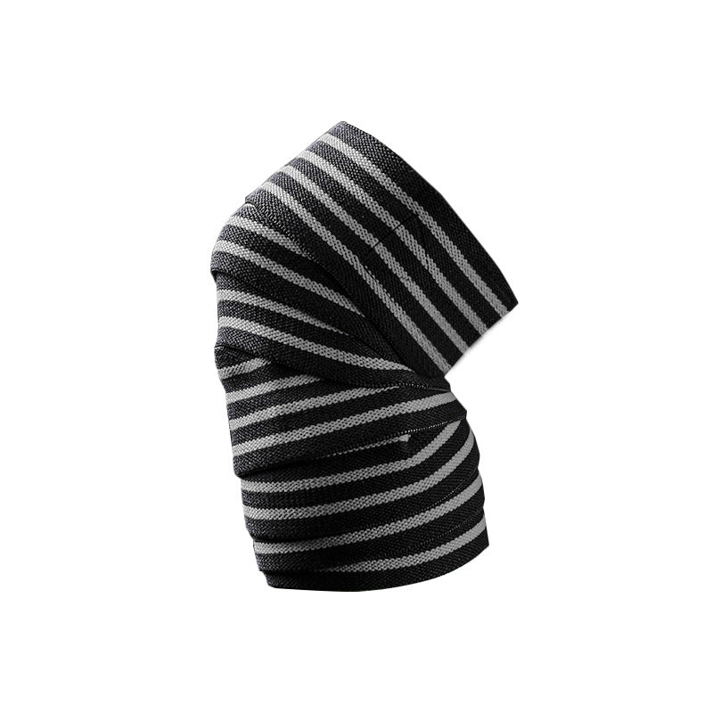 Elastic Knee Wraps for Fitness & Cycling – Adjustable Compression Support for Squats, Lifting & Endurance Training
